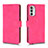 Custodia Portafoglio In Pelle Cover con Supporto L01Z per Motorola MOTO G52 Rosa Caldo