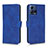 Custodia Portafoglio In Pelle Cover con Supporto L01Z per Motorola Moto S30 Pro 5G Blu
