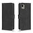 Custodia Portafoglio In Pelle Cover con Supporto L01Z per Nokia C110 Nero