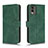 Custodia Portafoglio In Pelle Cover con Supporto L01Z per Nokia C210 Verde