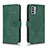 Custodia Portafoglio In Pelle Cover con Supporto L01Z per Nokia G22 Verde