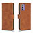 Custodia Portafoglio In Pelle Cover con Supporto L01Z per Nokia G42 5G Marrone