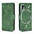 Custodia Portafoglio In Pelle Cover con Supporto L01Z per Nothing Phone 1 Verde