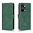 Custodia Portafoglio In Pelle Cover con Supporto L01Z per OnePlus Ace 2V 5G Verde