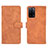 Custodia Portafoglio In Pelle Cover con Supporto L01Z per Oppo A53s 5G Marrone