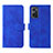 Custodia Portafoglio In Pelle Cover con Supporto L01Z per Oppo A96 4G Blu