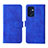 Custodia Portafoglio In Pelle Cover con Supporto L01Z per Oppo Find X5 Lite 5G Blu