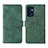 Custodia Portafoglio In Pelle Cover con Supporto L01Z per Oppo Find X5 Lite 5G Verde