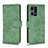 Custodia Portafoglio In Pelle Cover con Supporto L01Z per Oppo Reno7 4G Verde