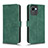 Custodia Portafoglio In Pelle Cover con Supporto L01Z per Realme Narzo 50i Prime Verde