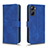 Custodia Portafoglio In Pelle Cover con Supporto L01Z per Realme V20 5G Blu