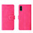 Custodia Portafoglio In Pelle Cover con Supporto L01Z per Samsung Galaxy A02 Rosa Caldo