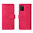 Custodia Portafoglio In Pelle Cover con Supporto L01Z per Samsung Galaxy A02s Rosa Caldo