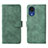 Custodia Portafoglio In Pelle Cover con Supporto L01Z per Samsung Galaxy A03 Core Verde