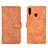 Custodia Portafoglio In Pelle Cover con Supporto L01Z per Samsung Galaxy A20s Marrone