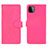 Custodia Portafoglio In Pelle Cover con Supporto L01Z per Samsung Galaxy A22 5G Rosa Caldo
