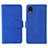 Custodia Portafoglio In Pelle Cover con Supporto L01Z per Samsung Galaxy A22 5G SC-56B Blu