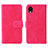 Custodia Portafoglio In Pelle Cover con Supporto L01Z per Samsung Galaxy A22 5G SC-56B Rosa Caldo