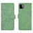 Custodia Portafoglio In Pelle Cover con Supporto L01Z per Samsung Galaxy A22 5G Verde