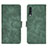 Custodia Portafoglio In Pelle Cover con Supporto L01Z per Samsung Galaxy A70S Verde