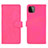 Custodia Portafoglio In Pelle Cover con Supporto L01Z per Samsung Galaxy F42 5G Rosa Caldo