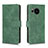 Custodia Portafoglio In Pelle Cover con Supporto L01Z per Sharp Aquos Sense7 Plus Verde