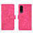Custodia Portafoglio In Pelle Cover con Supporto L01Z per Sharp Aquos Zero5G basic Rosa Caldo