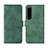 Custodia Portafoglio In Pelle Cover con Supporto L01Z per Sony Xperia 1 IV SO-51C Verde