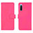 Custodia Portafoglio In Pelle Cover con Supporto L01Z per Sony Xperia 10 III SOG04 Rosa Caldo