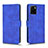 Custodia Portafoglio In Pelle Cover con Supporto L01Z per Vivo Y01 Blu