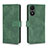 Custodia Portafoglio In Pelle Cover con Supporto L01Z per Vivo Y02S Verde