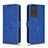 Custodia Portafoglio In Pelle Cover con Supporto L01Z per Vivo Y02t Blu