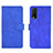 Custodia Portafoglio In Pelle Cover con Supporto L01Z per Vivo Y11s Blu