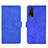 Custodia Portafoglio In Pelle Cover con Supporto L01Z per Vivo Y12G Blu