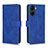 Custodia Portafoglio In Pelle Cover con Supporto L01Z per Vivo Y16 Blu