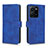 Custodia Portafoglio In Pelle Cover con Supporto L01Z per Vivo Y35 4G Blu