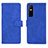 Custodia Portafoglio In Pelle Cover con Supporto L01Z per Vivo Y73s 5G Blu