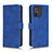 Custodia Portafoglio In Pelle Cover con Supporto L01Z per Xiaomi Poco C55 Blu