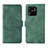 Custodia Portafoglio In Pelle Cover con Supporto L01Z per Xiaomi Redmi 10 India Verde