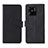 Custodia Portafoglio In Pelle Cover con Supporto L01Z per Xiaomi Redmi 10 Power Nero