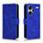 Custodia Portafoglio In Pelle Cover con Supporto L01Z per Xiaomi Redmi Note 13 Pro+ Plus 5G Blu