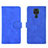 Custodia Portafoglio In Pelle Cover con Supporto L01Z per Xiaomi Redmi Note 9 Blu