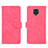 Custodia Portafoglio In Pelle Cover con Supporto L01Z per Xiaomi Redmi Note 9 Pro Max Rosa Caldo