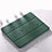 Custodia Portafoglio In Pelle Cover con Supporto L02 per Apple iPad Pro 11 (2022) Verde