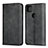 Custodia Portafoglio In Pelle Cover con Supporto L02 per Google Pixel 4a Nero