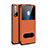 Custodia Portafoglio In Pelle Cover con Supporto L02 per Huawei Nova 6 Arancione