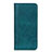 Custodia Portafoglio In Pelle Cover con Supporto L02 per Oppo A53 Verde Notte
