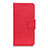 Custodia Portafoglio In Pelle Cover con Supporto L02 per Realme C11 Rosso