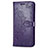 Custodia Portafoglio In Pelle Cover con Supporto L02 per Realme C3 Viola