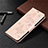 Custodia Portafoglio In Pelle Cover con Supporto L02 per Samsung Galaxy A12 5G Rosa